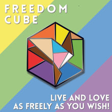 Load image into Gallery viewer, Inclusive Rainbow Flag - Proud Cubes Enamel Pins-Pride Pin-PCBC_INCL