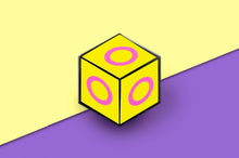Load image into Gallery viewer, Intersex Flag - Flag Cube Pin-Pride Pin-PCFC_INTS