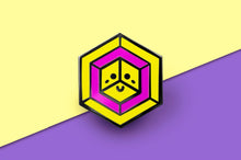 Load image into Gallery viewer, Intersex Flag - Proud Cube Pin-Pride Pin-PCPC_INTS