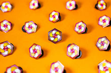 Load image into Gallery viewer, Lesbian Flag - Community Cube Pin-Pride Pin-PCCC_LESB_2