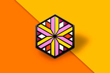 Load image into Gallery viewer, Lesbian Flag - Identity Cube Pin-Pride Pin-PCIC_LESB