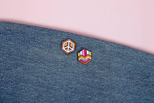 Load image into Gallery viewer, Lesbian Flag - Love Cube Pin-Pride Pin-PCHC_LESB