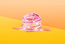 Load image into Gallery viewer, Lesbian Pride Flag White Shoelaces-Pride Shoelaces-SLWH_LESB_45IN