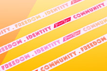 Load image into Gallery viewer, Lesbian Pride Flag White Shoelaces-Pride Shoelaces-SLWH_LESB_45IN