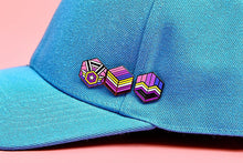 Load image into Gallery viewer, Non-Binary Bisexual Pride - Love Cube Pin-Pride Pin-ENBY_BISX_ED5