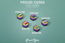 Load image into Gallery viewer, Non-Binary Bisexual Pride - Medal Cube Pin-Pride Pin-PCMC_ENBY_BISX