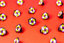 Load image into Gallery viewer, Non-Binary Flag - Community Cube Pin-Pride Pin-PCCC_ENBY_2