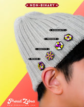 Load image into Gallery viewer, Non-Binary Flag - Community Cube Pin-Pride Pin-PCCC_ENBY