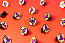 Load image into Gallery viewer, Non-Binary Flag - Freedom Cube Pin-Pride Pin-PCBC_ENBY_2