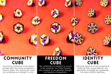 Load image into Gallery viewer, Non-Binary Flag - Freedom Cube Pin-Pride Pin-PCBC_ENBY