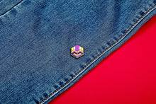 Load image into Gallery viewer, Non-Binary Flag - Love Cube Pin-Pride Pin-PCHC_ENBY