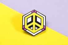 Load image into Gallery viewer, Non-Binary Flag - Peace Cube Pin-Pride Pin-PCZC_ENBY_2