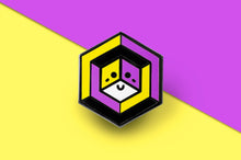 Load image into Gallery viewer, Non-Binary Flag - Proud Cube Pin-Pride Pin-PCPC_ENBY