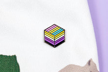 Load image into Gallery viewer, Non-Binary Pansexual Pride - Love Cube Pin-Pride Pin-PCHC_ENBY_PANS