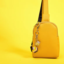 Load image into Gallery viewer, Non-Binary Pride Flag Proud Cube Bag Charm