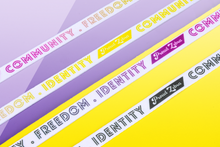 Load image into Gallery viewer, Non-Binary Pride Flag Love Lace Locks-Pride Lace Locks-LLHC_ENBY
