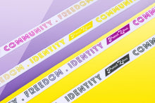 Load image into Gallery viewer, Non-Binary Pride Flag White Shoelaces-Pride Shoelaces-SLWH_ENBY_45IN