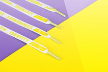 Load image into Gallery viewer, Non-Binary Pride Flag White Shoelaces-Pride Shoelaces-SLWH_ENBY_45IN