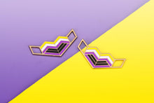 Load image into Gallery viewer, Non-Binary Pride Flag White Shoelaces-Pride Shoelaces-SLWH_ENBY_45IN