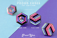 Load image into Gallery viewer, Omnisexual Flag - Community Cube Pin-Pride Pin-OMNI_ED1
