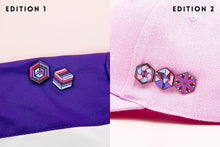 Load image into Gallery viewer, Omnisexual Flag - Freedom Cube Pin-Pride Pin-OMNI_ED1+2