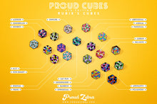 Load image into Gallery viewer, Omnisexual Flag - Medal Cube Pin-Pride Pin-PCMC_OMNI

