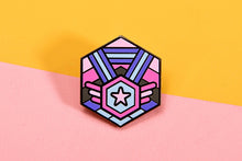 Load image into Gallery viewer, Omnisexual Flag - Medal Cube Pin-Pride Pin-PCMC_OMNI_2
