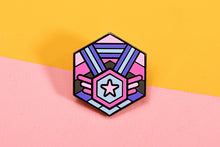 Load image into Gallery viewer, Omnisexual Flag - Medal Cube Pin-Pride Pin-PCMC_OMNI_2
