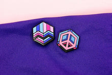 Load image into Gallery viewer, Omnisexual Flag - Peace Cube Pin-Pride Pin-OMNI_ED3