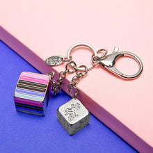 Load image into Gallery viewer, Omnisexual Pride Flag Proud Cube Bag Charm-Pride Bag Charm-BAGC_OMNI