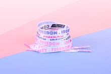 Load image into Gallery viewer, Omnisexual Pride Flag White Shoelaces-Pride Shoelaces-SLWH_OMNI_45IN