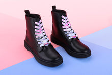 Load image into Gallery viewer, Omnisexual Pride Flag White Shoelaces-Pride Shoelaces-SLWH_OMNI_45IN