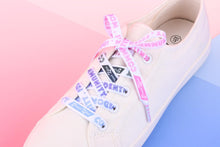 Load image into Gallery viewer, Omnisexual Pride Flag White Shoelaces-Pride Shoelaces-SLWH_OMNI_45IN