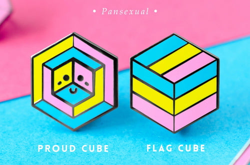 Pansexual Flag - 1st Edition Pins [Set]