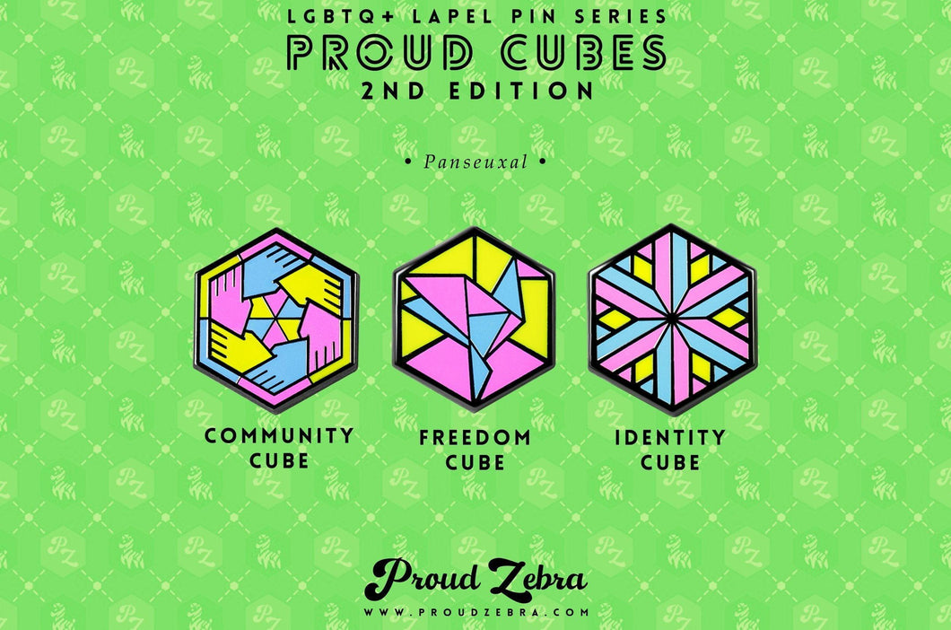 Pansexual Flag - 2nd Edition Pins [Set]-Pride Pin-PANS_ED2