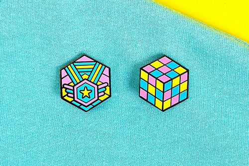 Pansexual Flag - 4th Edition Pins [Set]