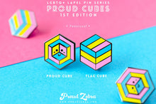 Load image into Gallery viewer, Pansexual Flag - Identity Cube Pin-Pride Pin-PANS_ED1
