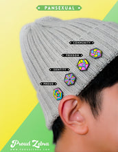 Load image into Gallery viewer, Pansexual Flag - Identity Cube Pin-Pride Pin-PCIC_PANS