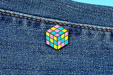 Load image into Gallery viewer, Pansexual Flag - Rubik's Cube Pin-Pride Pin-PCTC_PANS