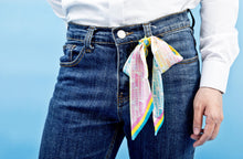 Load image into Gallery viewer, Pansexual Pride Flag Twilly Scarf-Pride Twilly-TS_PANS