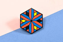 Load image into Gallery viewer, Polyamory Flag - Identity Cube Pin-Pride Pin-PCIC_POLA