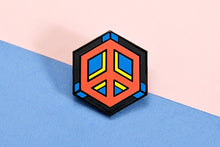 Load image into Gallery viewer, Polyamory Flag - Peace Cube Pin-Pride Pin-PCZC_POLA_2