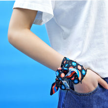 Load image into Gallery viewer, Polyamory Pride Flag Twilly Scarf-Pride Twilly-TS_POLA