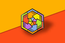 Load image into Gallery viewer, Rainbow Flag - Community Cube Pin-Pride Pin-PCCC_RBOW