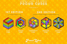 Load image into Gallery viewer, Rainbow Flag - Identity Cube Pin-Pride Pin-RBOW_ED1+2