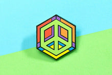 Load image into Gallery viewer, Rainbow Flag - Peace Cube Pin-Pride Pin-PCZC_RBOW_2