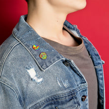 Load image into Gallery viewer, Rainbow Flag - Peace Cube Pin-Pride Pin-PCZC_RBOW