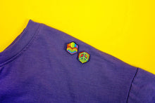 Load image into Gallery viewer, Rainbow Flag - Peace Cube Pin-Pride Pin-PCZC_RBOW