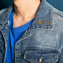 Load image into Gallery viewer, Rainbow Flag - Rubik's Cube Pin-Pride Pin-PCTC_RBOW