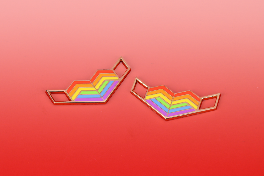 Rainbow Pride Flag Love Lace Locks-Pride Lace Locks-LLHC_RBOW